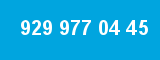 929 977 04 45 929 977 04 45